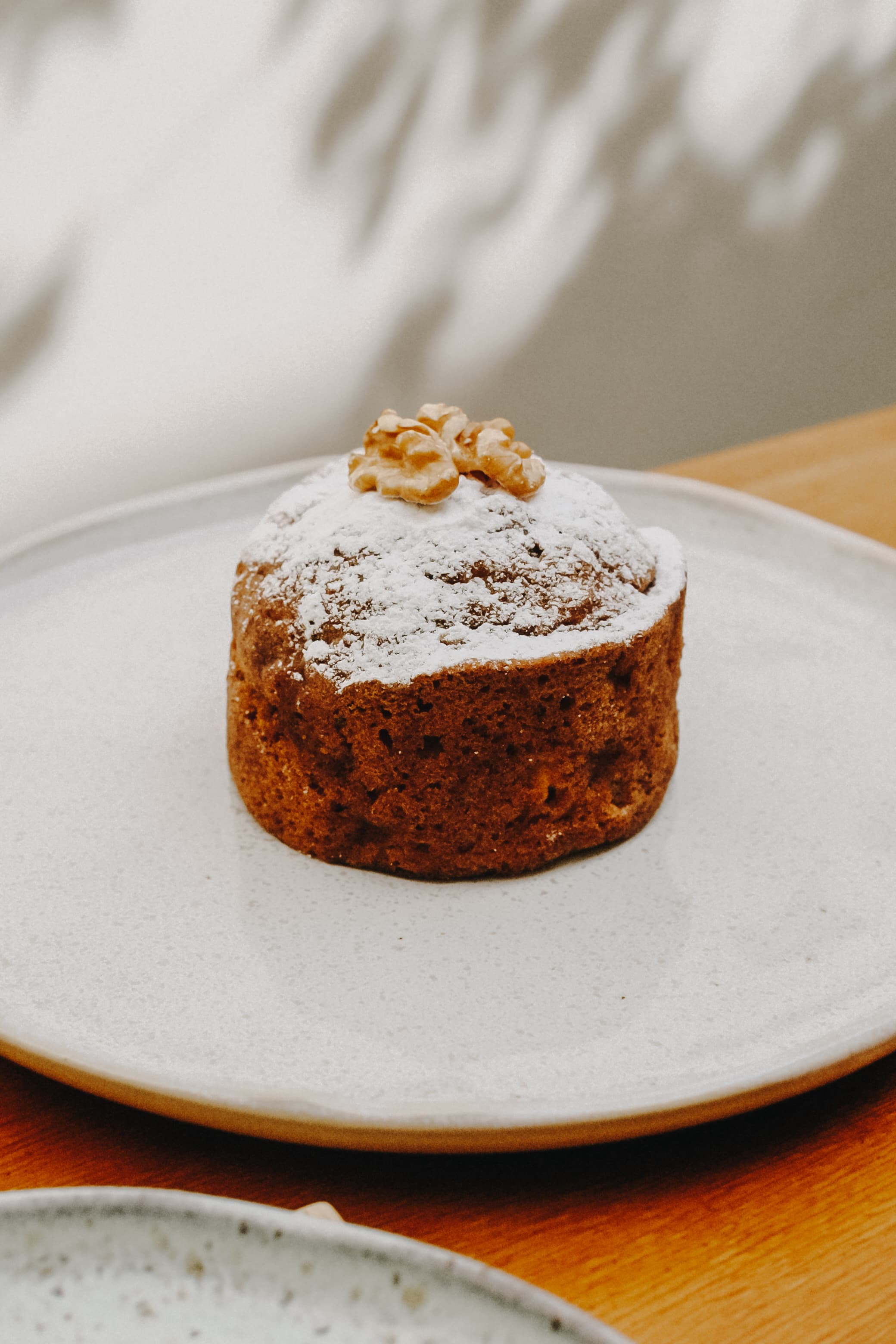 Mini Bolo de Maçã com Nozes